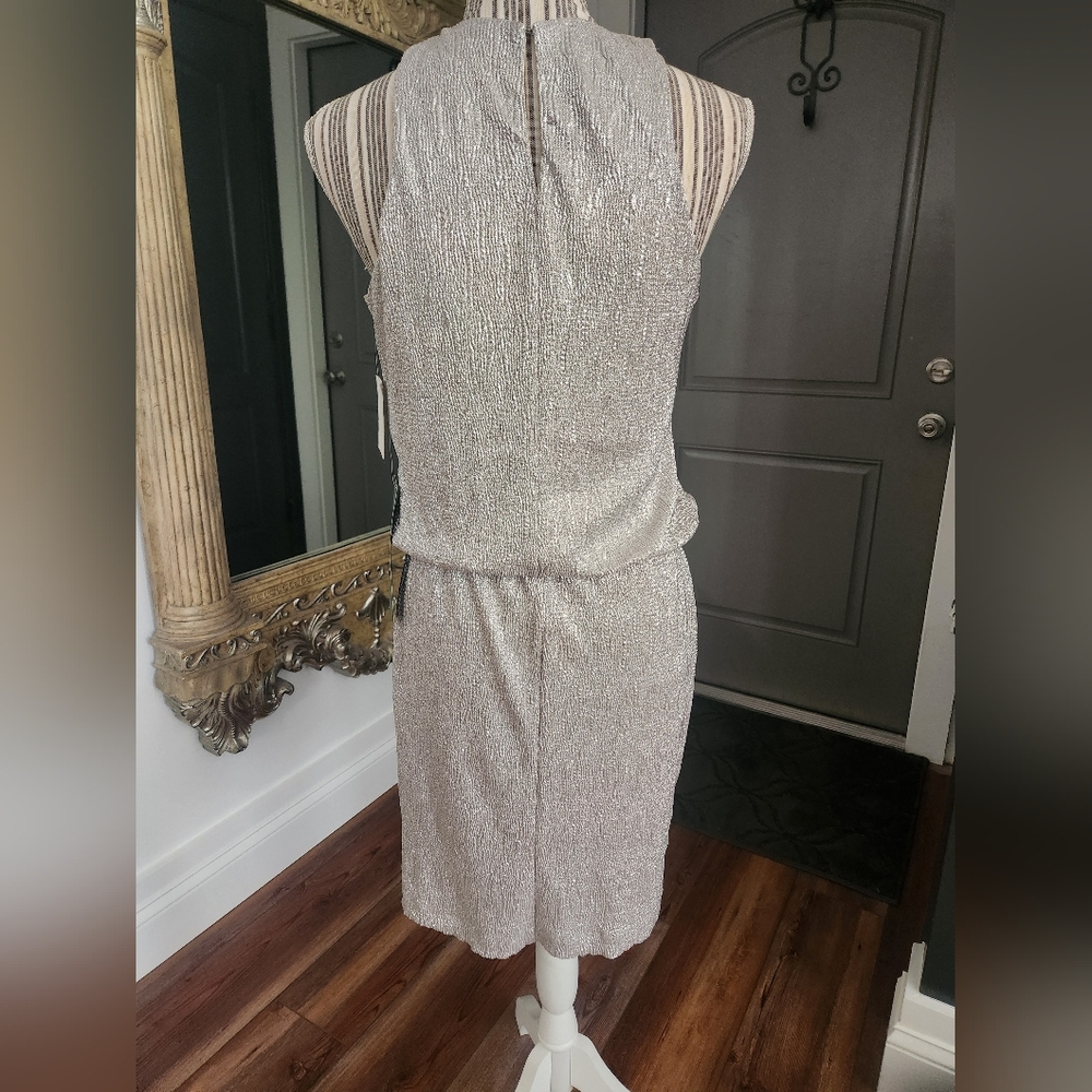 Jackie Jon Metallic Embellished Dress - Picture 5 of 12